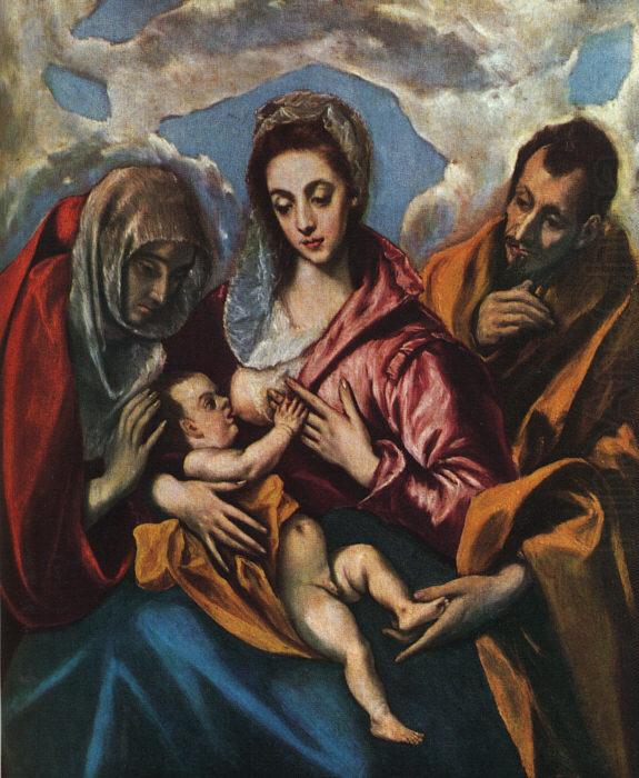 El Greco Holy Family china oil painting image
